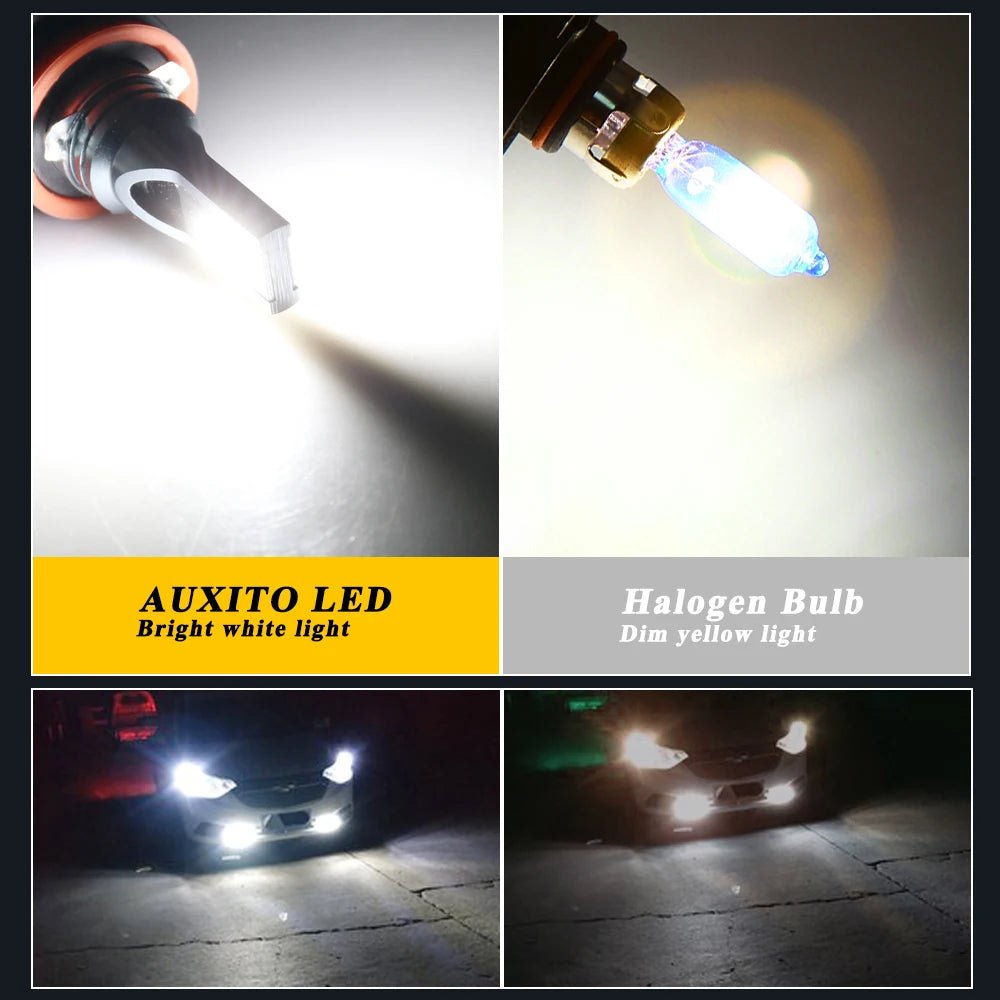 2PCS LED Fog Lights Super Bright 6000K - Onlytenbucks.com