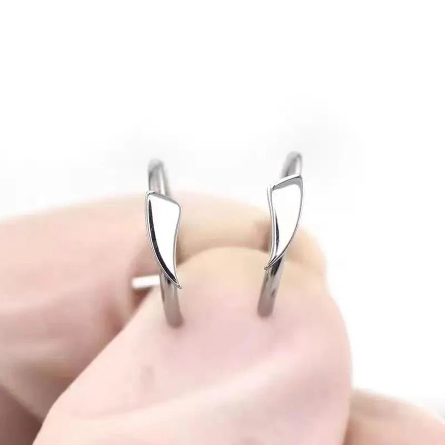 2PCS Stainless Steel Clip-On Nose and Lip Rings - Onlytenbucks.com