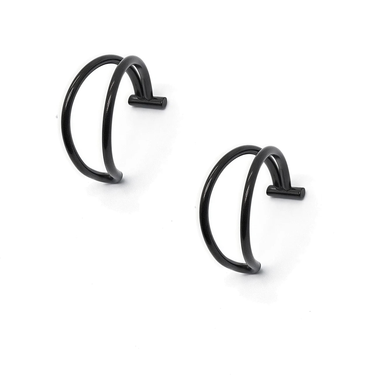 2PCS Stainless Steel Clip-On Nose and Lip Rings - Onlytenbucks.com