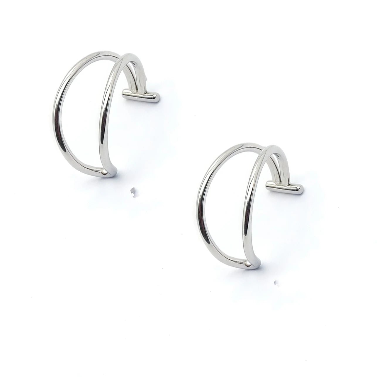 2PCS Stainless Steel Clip-On Nose and Lip Rings - Onlytenbucks.com