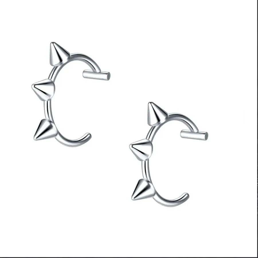 2PCS Stainless Steel Clip-On Nose and Lip Rings - Onlytenbucks.com