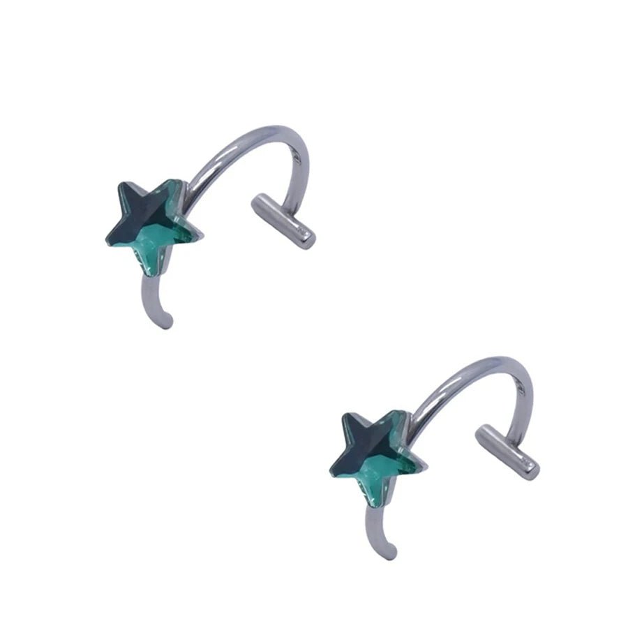 2PCS Stainless Steel Clip-On Nose and Lip Rings - Onlytenbucks.com