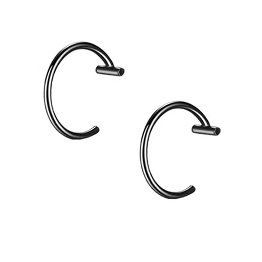 2PCS Stainless Steel Clip-On Nose and Lip Rings - Onlytenbucks.com