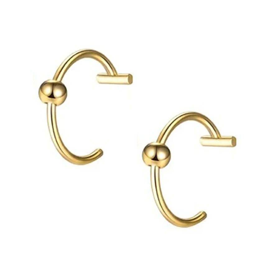 2PCS Stainless Steel Clip-On Nose and Lip Rings - Onlytenbucks.com