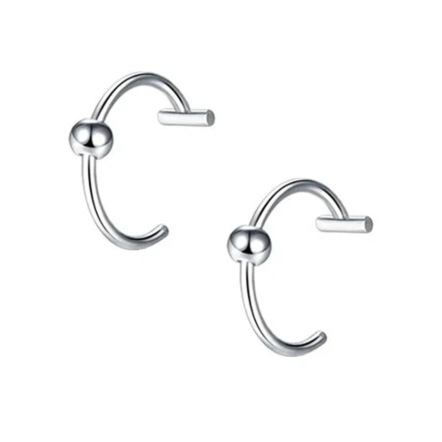 2PCS Stainless Steel Clip-On Nose and Lip Rings - Onlytenbucks.com