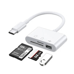 3 - in - 1 USB Type - C Card Reader Adapter – OTG SD/TF Converter - Onlytenbucks.com