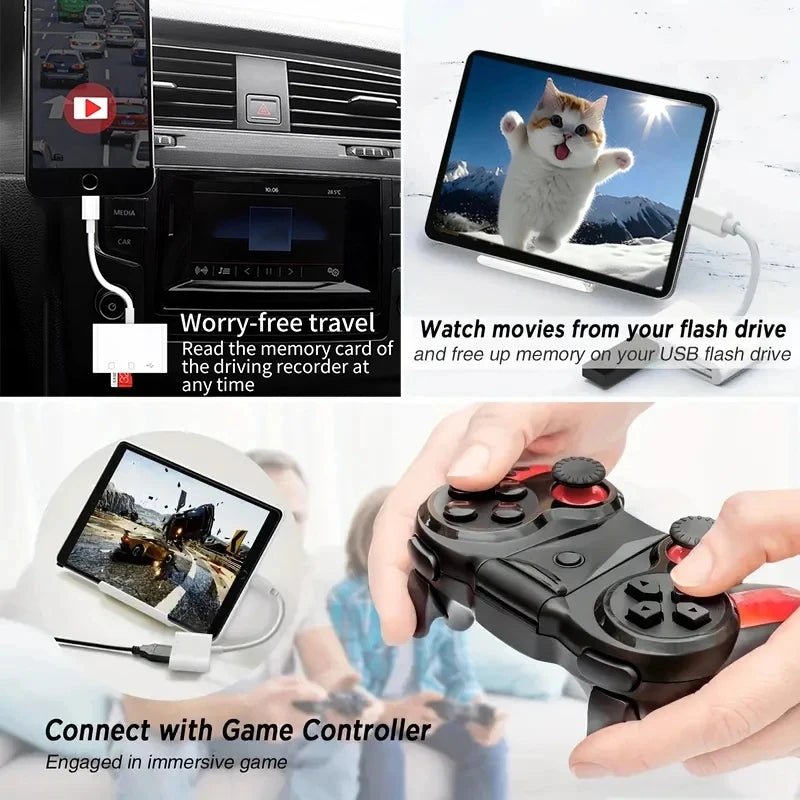 3 - in - 1 USB Type - C Card Reader Adapter – OTG SD/TF Converter - Onlytenbucks.com