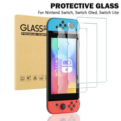 3 PCS Tempered Glass Screen Protector Nintendo Switch / OLED / Lite - Onlytenbucks.com