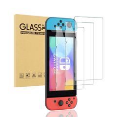 3 PCS Tempered Glass Screen Protector Nintendo Switch / OLED / Lite - Onlytenbucks.com