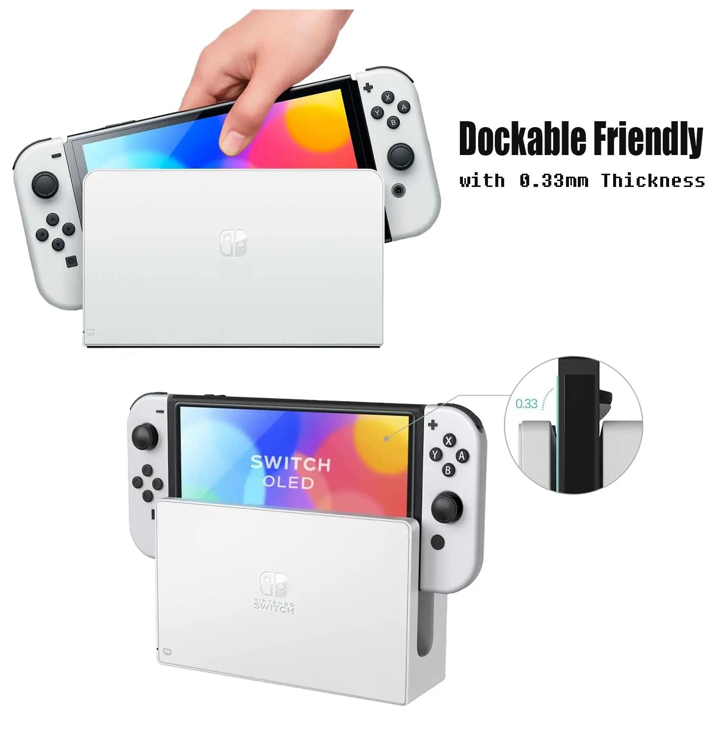 3 PCS Tempered Glass Screen Protector Nintendo Switch / OLED / Lite - Onlytenbucks.com