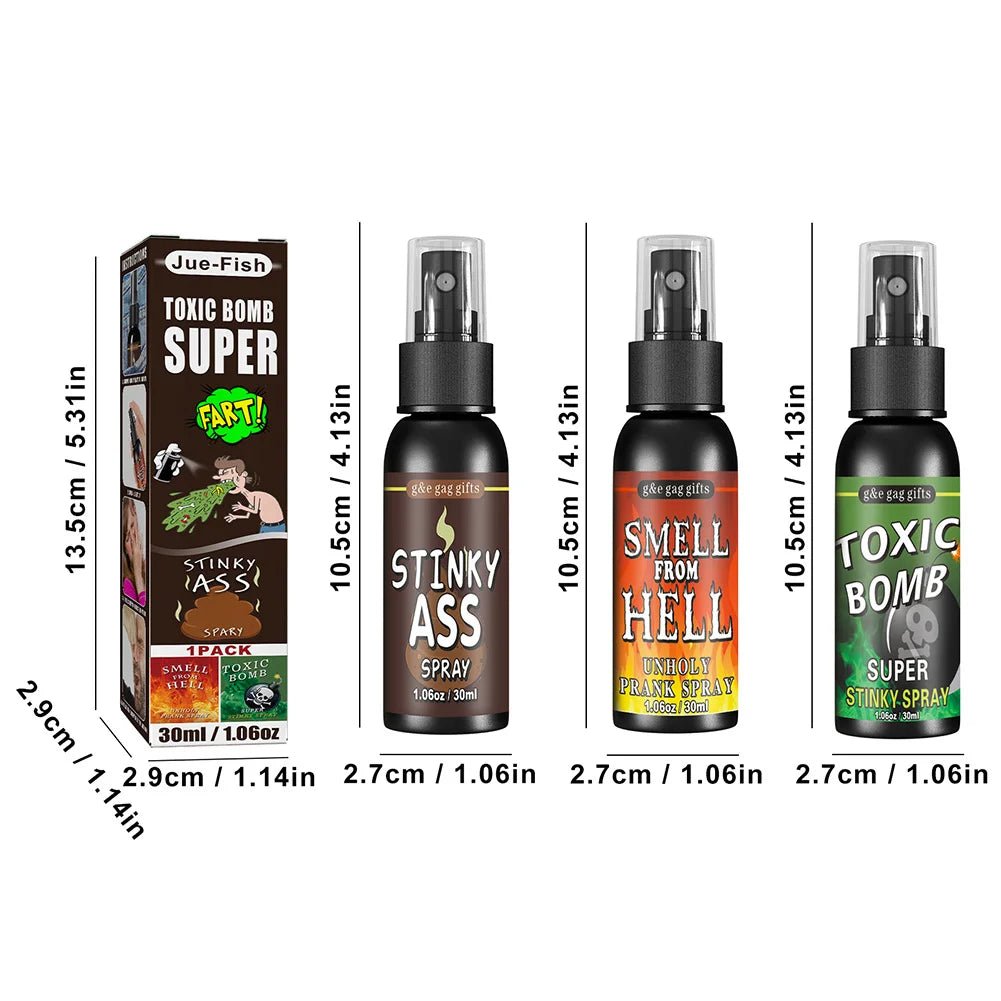 30ml Fart Gag Spray – Extreme Prank Odor for Halloween and Parties - Onlytenbucks.com