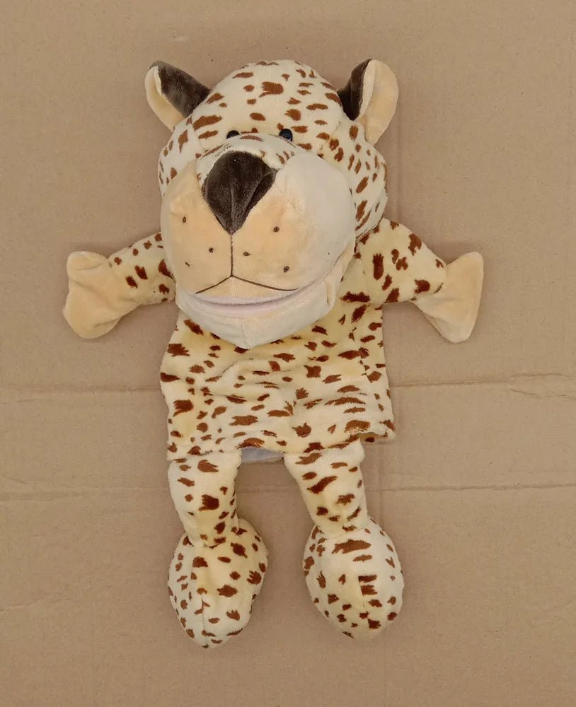 35cm Cartoon Animal Hand Puppet – Lion, Elephant, Pig Plush Toy - Onlytenbucks.com