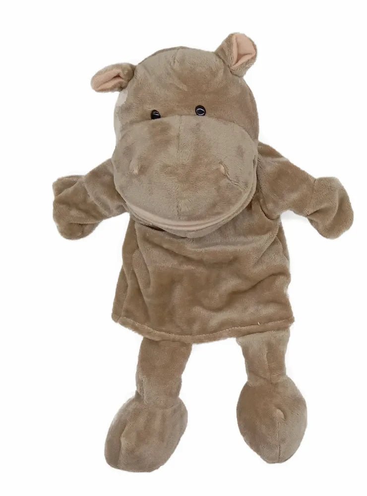 35cm Cartoon Animal Hand Puppet – Lion, Elephant, Pig Plush Toy - Onlytenbucks.com