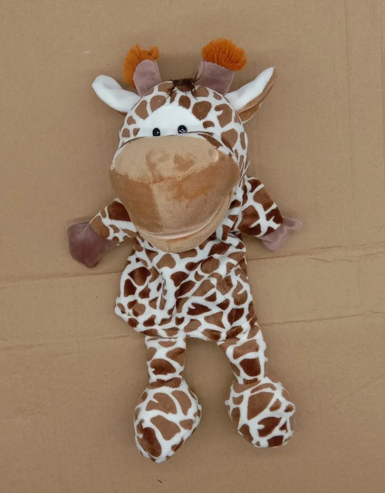 35cm Cartoon Animal Hand Puppet – Lion, Elephant, Pig Plush Toy - Onlytenbucks.com
