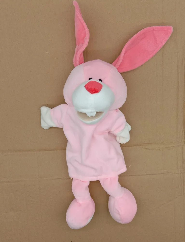 35cm Cartoon Animal Hand Puppet – Lion, Elephant, Pig Plush Toy - Onlytenbucks.com