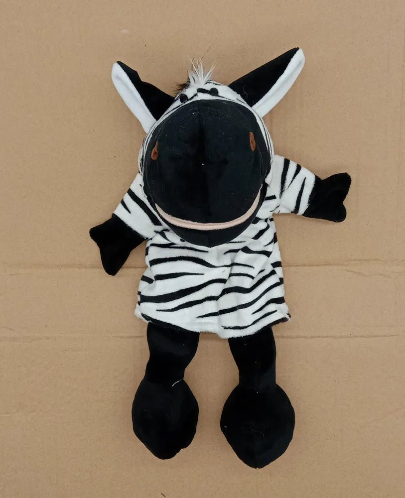 35cm Cartoon Animal Hand Puppet – Lion, Elephant, Pig Plush Toy - Onlytenbucks.com