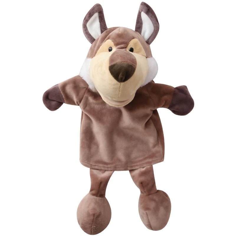 35cm Cartoon Animal Hand Puppet – Lion, Elephant, Pig Plush Toy - Onlytenbucks.com