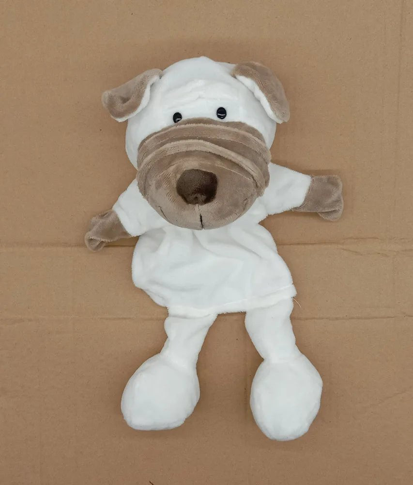 35cm Cartoon Animal Hand Puppet – Lion, Elephant, Pig Plush Toy - Onlytenbucks.com