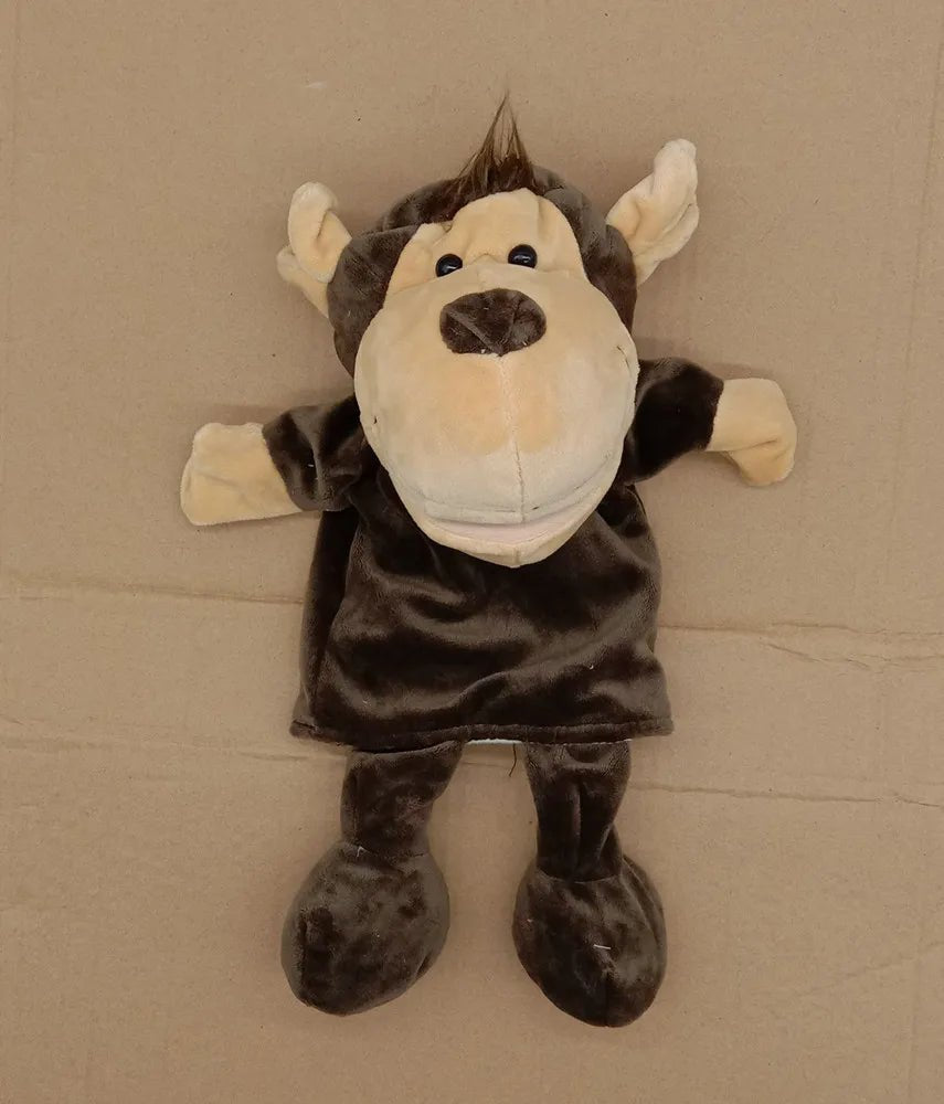 35cm Cartoon Animal Hand Puppet – Lion, Elephant, Pig Plush Toy - Onlytenbucks.com