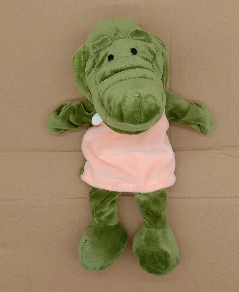 35cm Cartoon Animal Hand Puppet – Lion, Elephant, Pig Plush Toy - Onlytenbucks.com