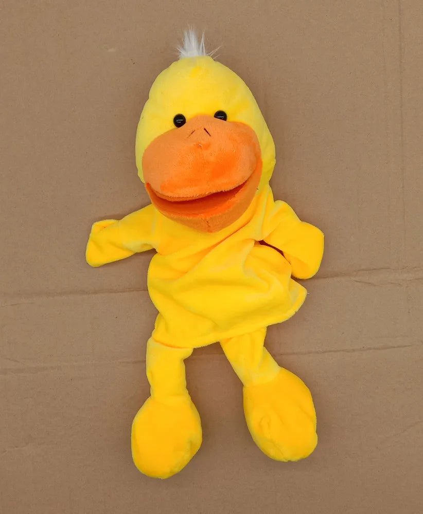 35cm Cartoon Animal Hand Puppet – Lion, Elephant, Pig Plush Toy - Onlytenbucks.com