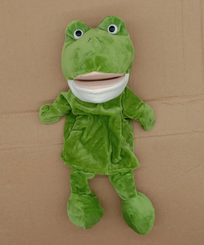 35cm Cartoon Animal Hand Puppet – Lion, Elephant, Pig Plush Toy - Onlytenbucks.com