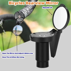 360° Adjustable Bike Handlebar Mirror – Compact Rear View Convex Mirror - Onlytenbucks.com