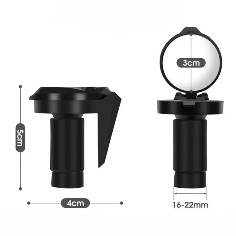 360° Adjustable Bike Handlebar Mirror – Compact Rear View Convex Mirror - Onlytenbucks.com