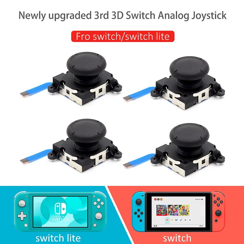 3D Analog Joystick Replacement Nintendo Switch & Switch Lite - Onlytenbucks.com