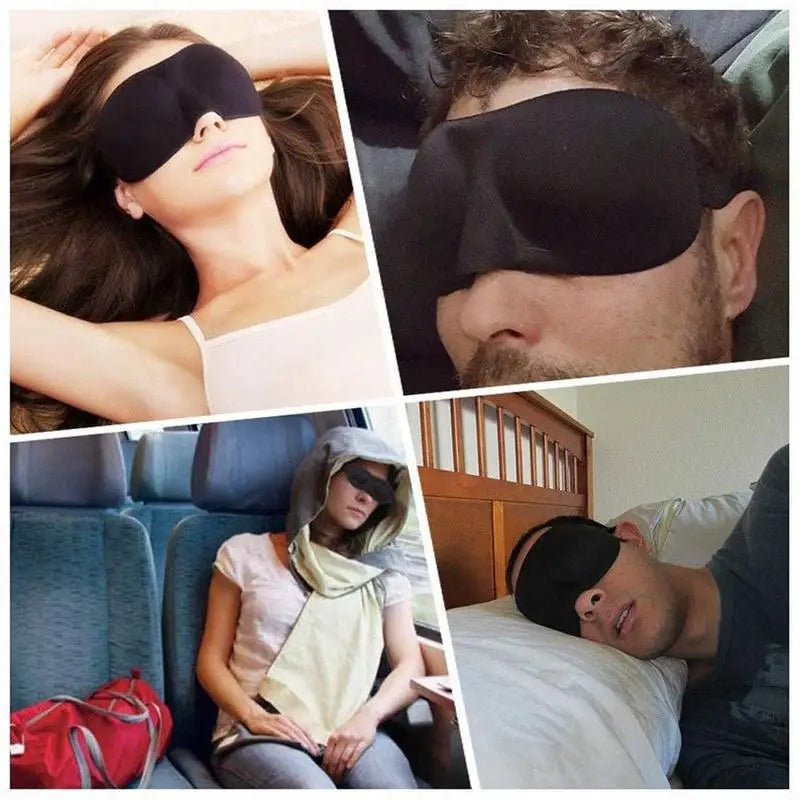 3D Contoured Sleep Mask – Breathable Light Blocking Eye Cover - Onlytenbucks.com