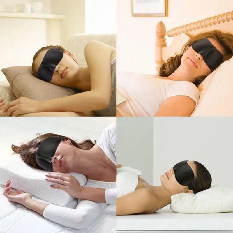 3D Contoured Sleep Mask – Breathable Light Blocking Eye Cover - Onlytenbucks.com