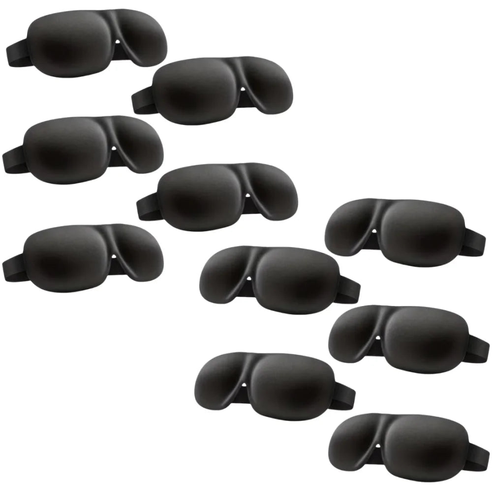 3D Contoured Sleep Mask – Ultra - Soft Breathable Light Blocking Eye Cover - Onlytenbucks.com