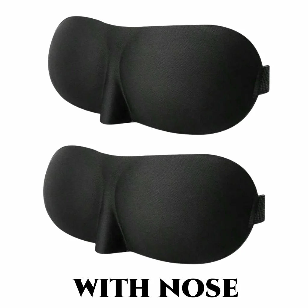3D Contoured Sleep Mask – Ultra - Soft Breathable Light Blocking Eye Cover - Onlytenbucks.com