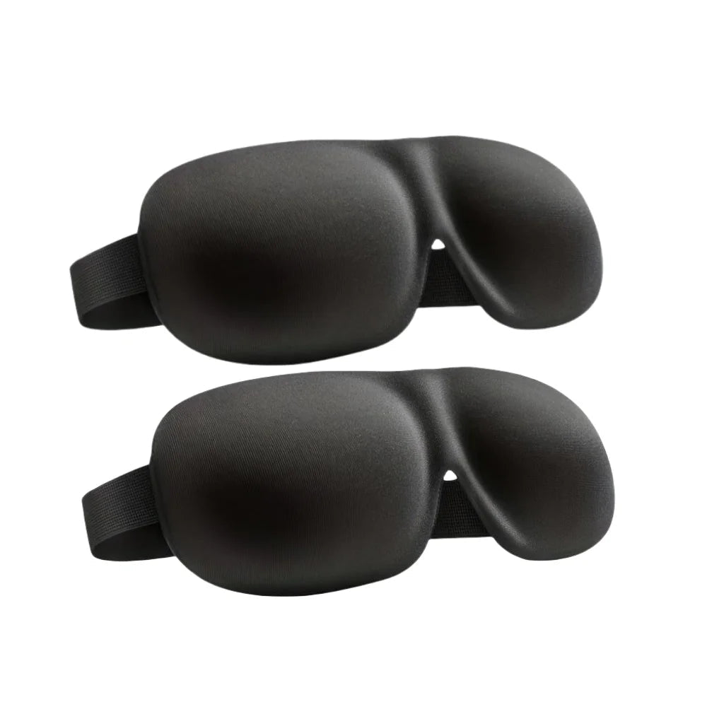 3D Contoured Sleep Mask – Ultra - Soft Breathable Light Blocking Eye Cover - Onlytenbucks.com