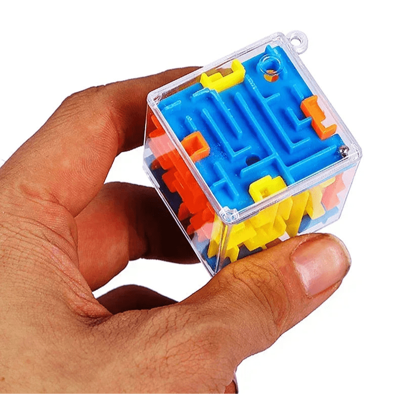 3D Maze Magic Cube – Six - Sided Transparent Rolling Ball Puzzle - Onlytenbucks.com