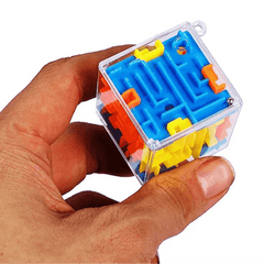 3D Maze Magic Cube – Six - Sided Transparent Rolling Ball Puzzle - Onlytenbucks.com