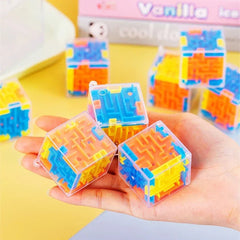 3D Maze Magic Cube – Six - Sided Transparent Rolling Ball Puzzle - Onlytenbucks.com