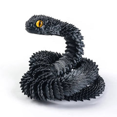 3D Printed Rotatable Snake Model – Articulated Animal Simulation Ornament - Onlytenbucks.com