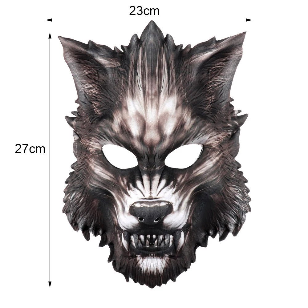 3D Realistic Animal Foam Mask – Full Face Cosplay - Onlytenbucks.com