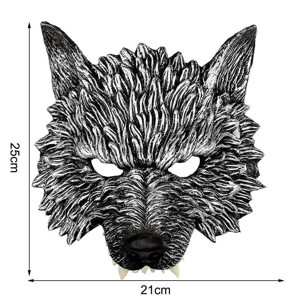3D Realistic Animal Foam Mask – Full Face Cosplay - Onlytenbucks.com