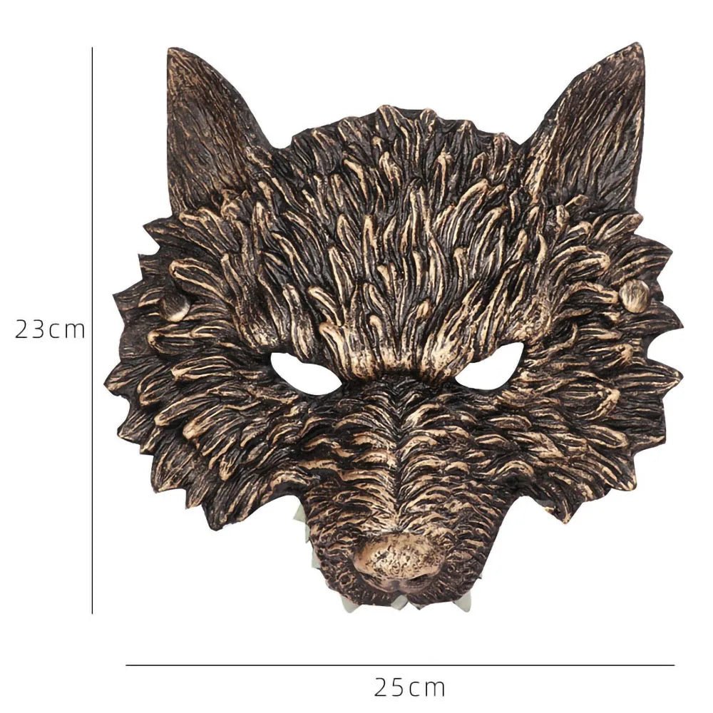 3D Realistic Animal Foam Mask – Full Face Cosplay - Onlytenbucks.com