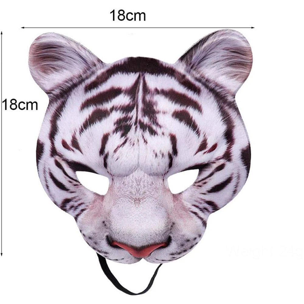 3D Realistic Animal Foam Mask – Full Face Cosplay - Onlytenbucks.com