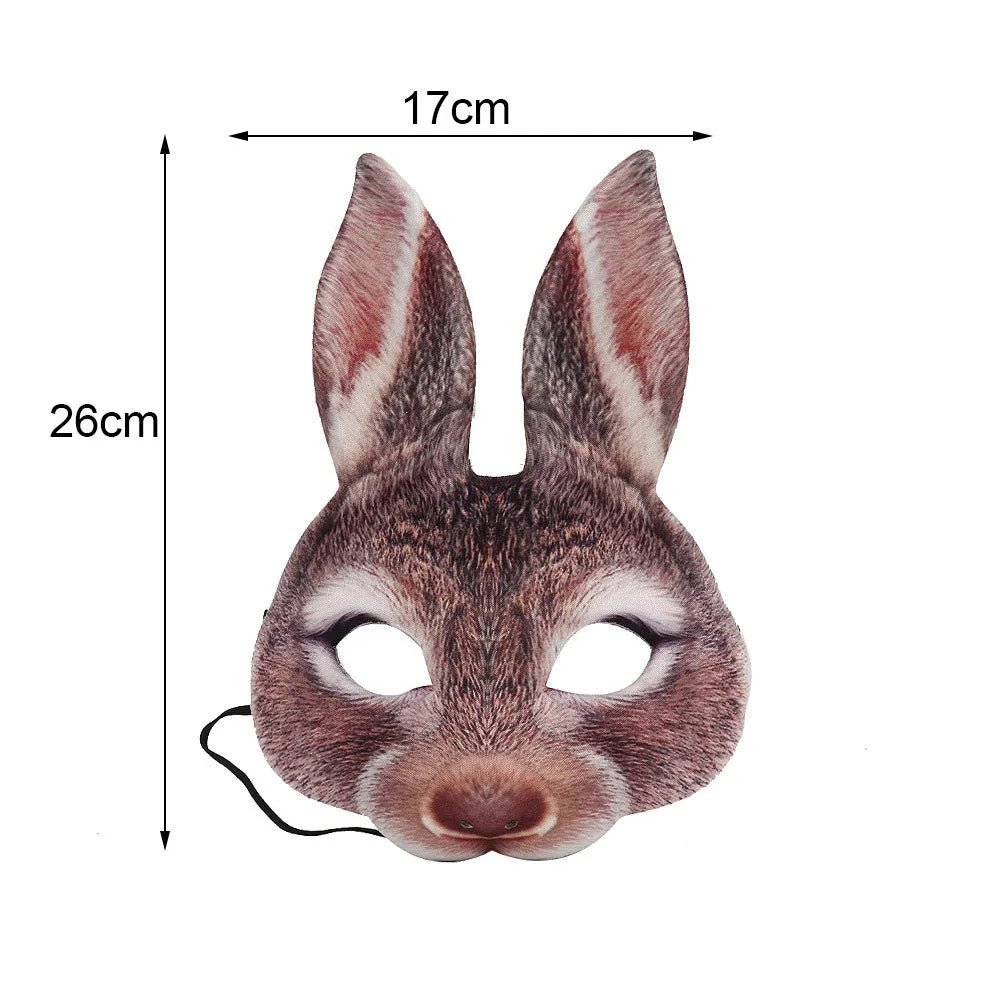 3D Realistic Animal Foam Mask – Full Face Cosplay - Onlytenbucks.com