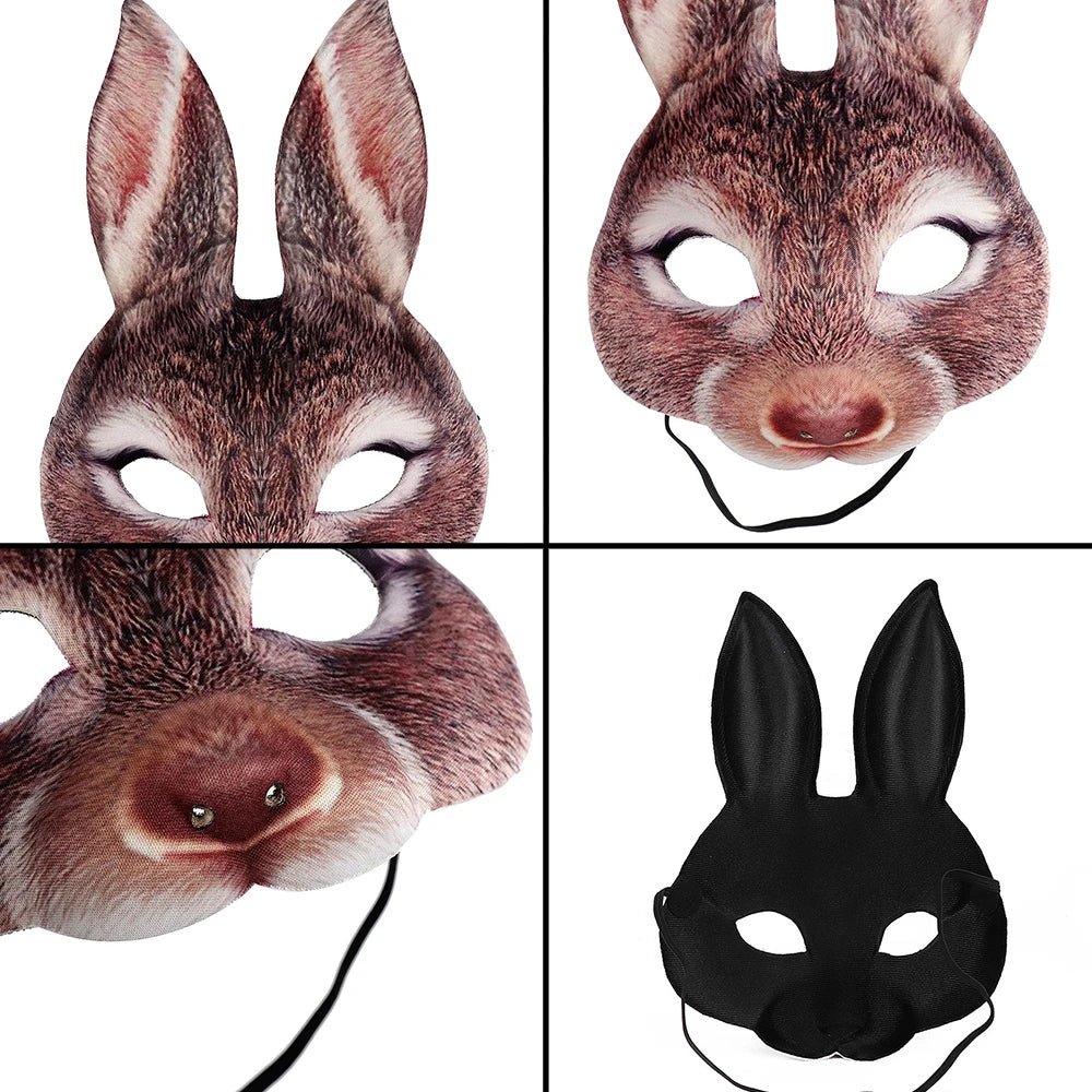 3D Realistic Animal Foam Mask – Full Face Cosplay - Onlytenbucks.com