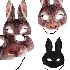 3D Realistic Animal Foam Mask – Full Face Cosplay - Onlytenbucks.com