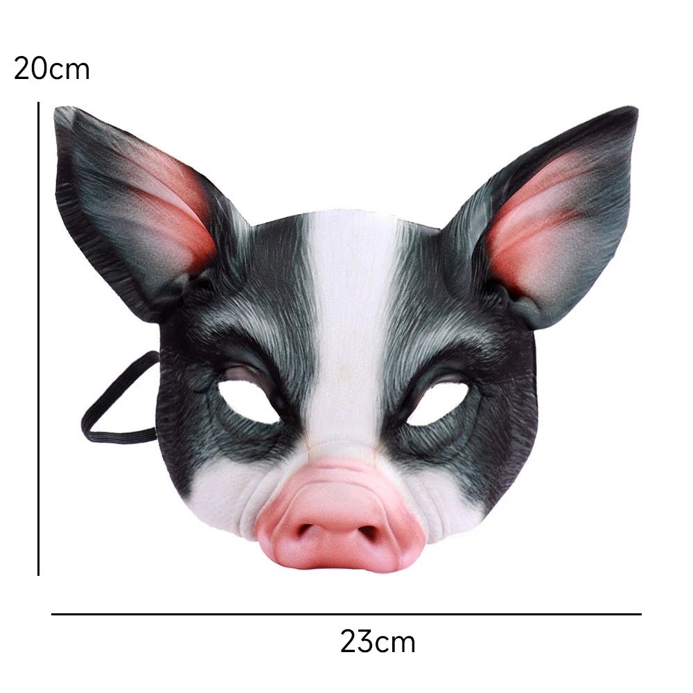3D Realistic Animal Foam Mask – Full Face Cosplay - Onlytenbucks.com