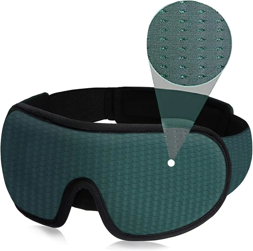 3D Sleep Eye Mask – Soft Padded Memory Foam Eyeshade - Onlytenbucks.com