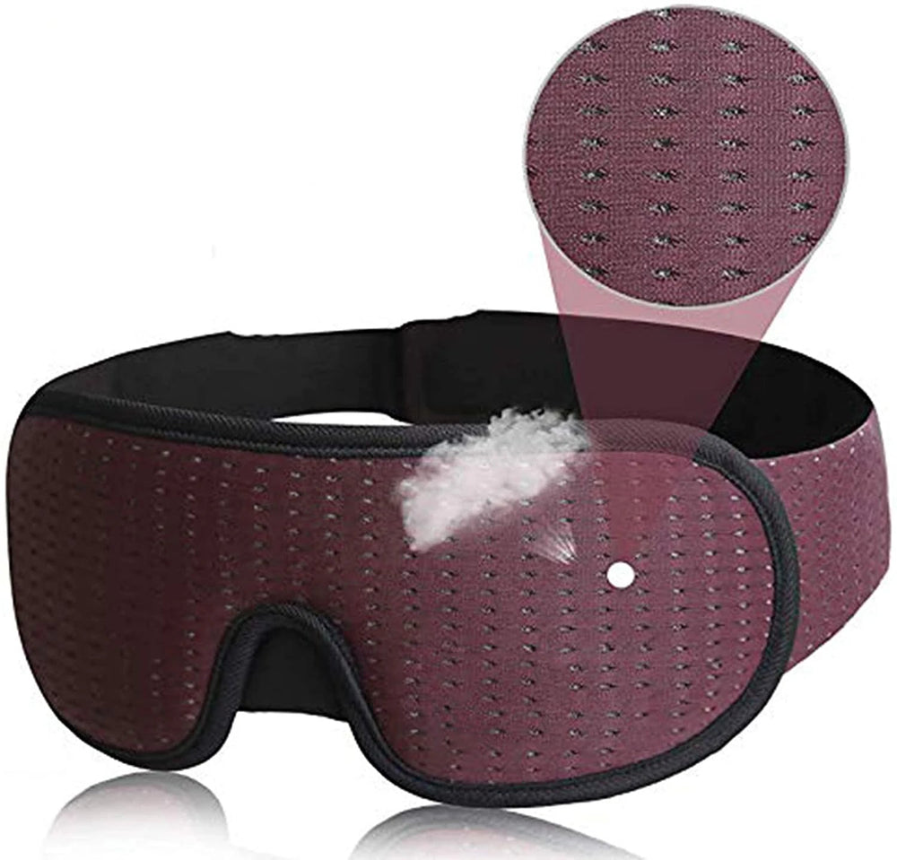 3D Sleep Eye Mask – Soft Padded Memory Foam Eyeshade - Onlytenbucks.com