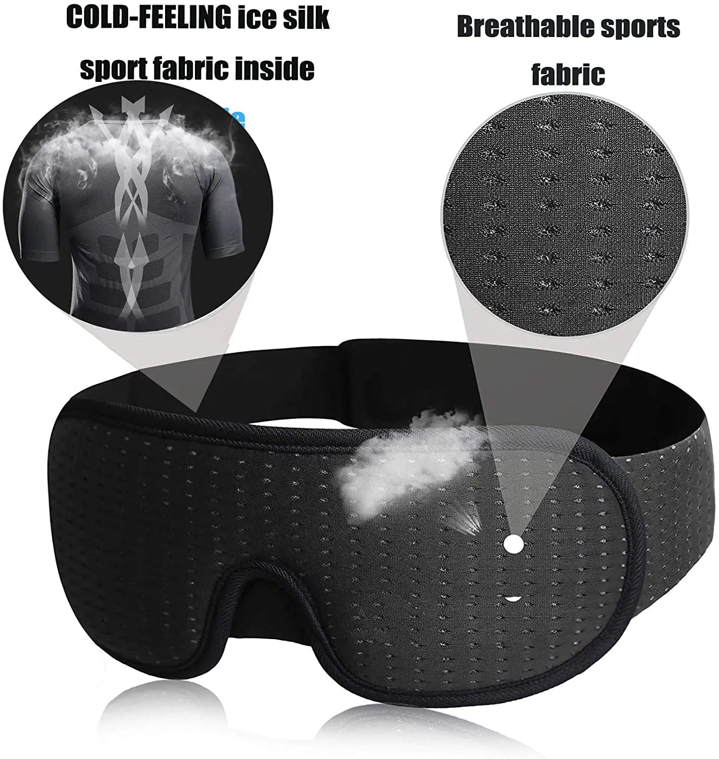 3D Sleep Eye Mask – Soft Padded Memory Foam Eyeshade - Onlytenbucks.com