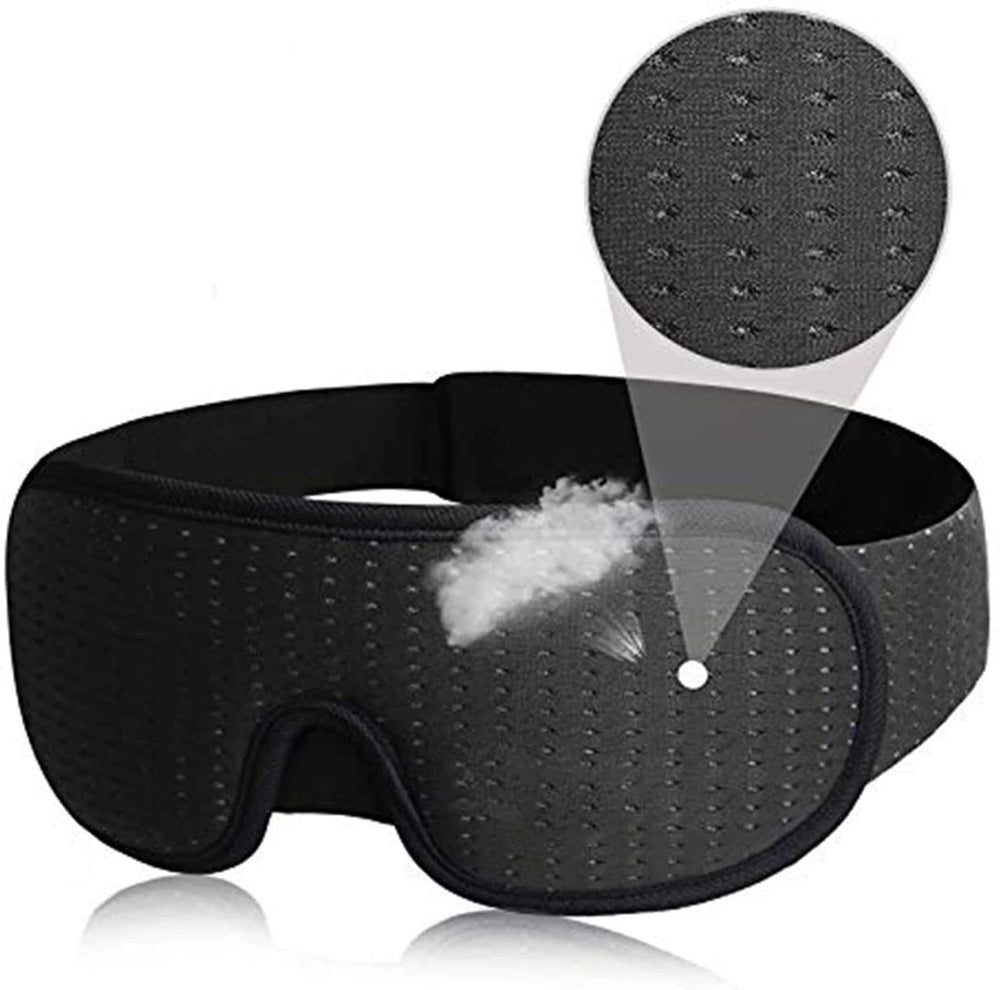 3D Sleep Eye Mask – Soft Padded Memory Foam Eyeshade - Onlytenbucks.com